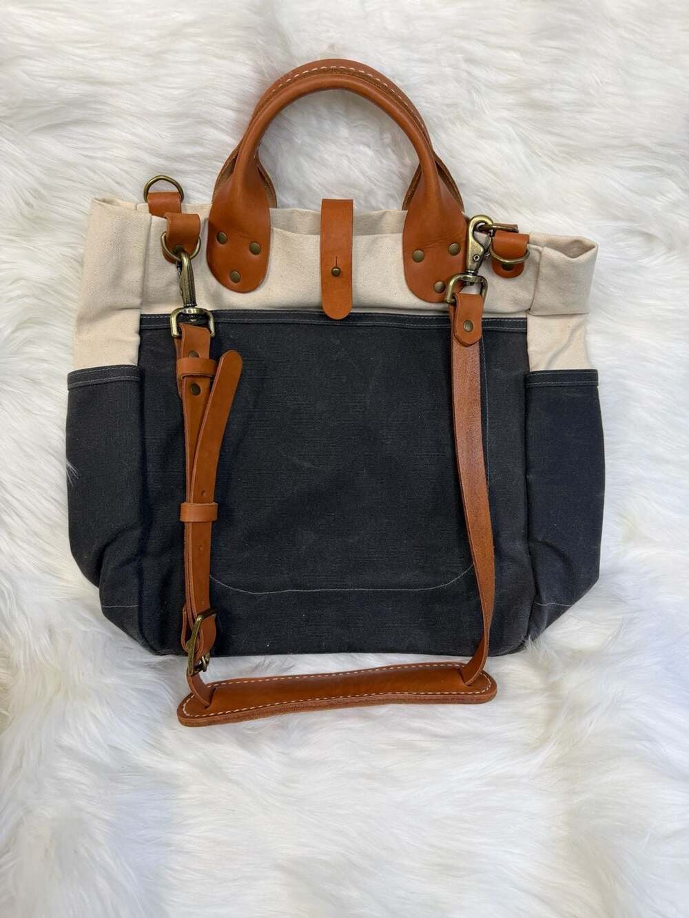 Winter Session Garrison Satchel Purse Crossbody Top Handle Bag Messenger
